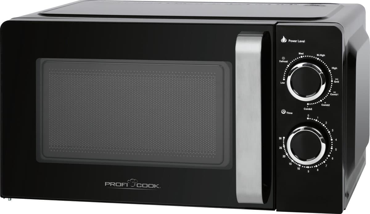 ProfiCook MWG 1208 - Magnetron met Grill  - 17L - zwart — afbeelding 1