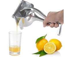 Ntech Citruspers - Citroenpers RVS - Limoenpers - Sinaasappel juicer - Handpers - Handmatige Fruitpers -Handcitruspers - Citrusknijper RVS