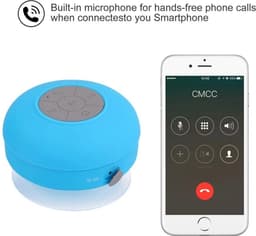 IGOODS Waterdichte Bluetooth Speaker - met Zuignap - Ingebouwde microfoon - Bluetooth 3.0 - Badkamer & Douche Speaker - Zwart — thumbnail 3
