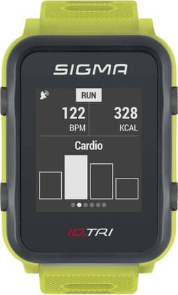 Sigma iD.TRI - Sporthorloge - Neon groen Basic — thumbnail 4