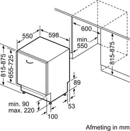 Siemens SN63HX26TN - iQ300 - Inbouwvaatwasser - Volledig integreerbaar - Home Connect — thumbnail 2