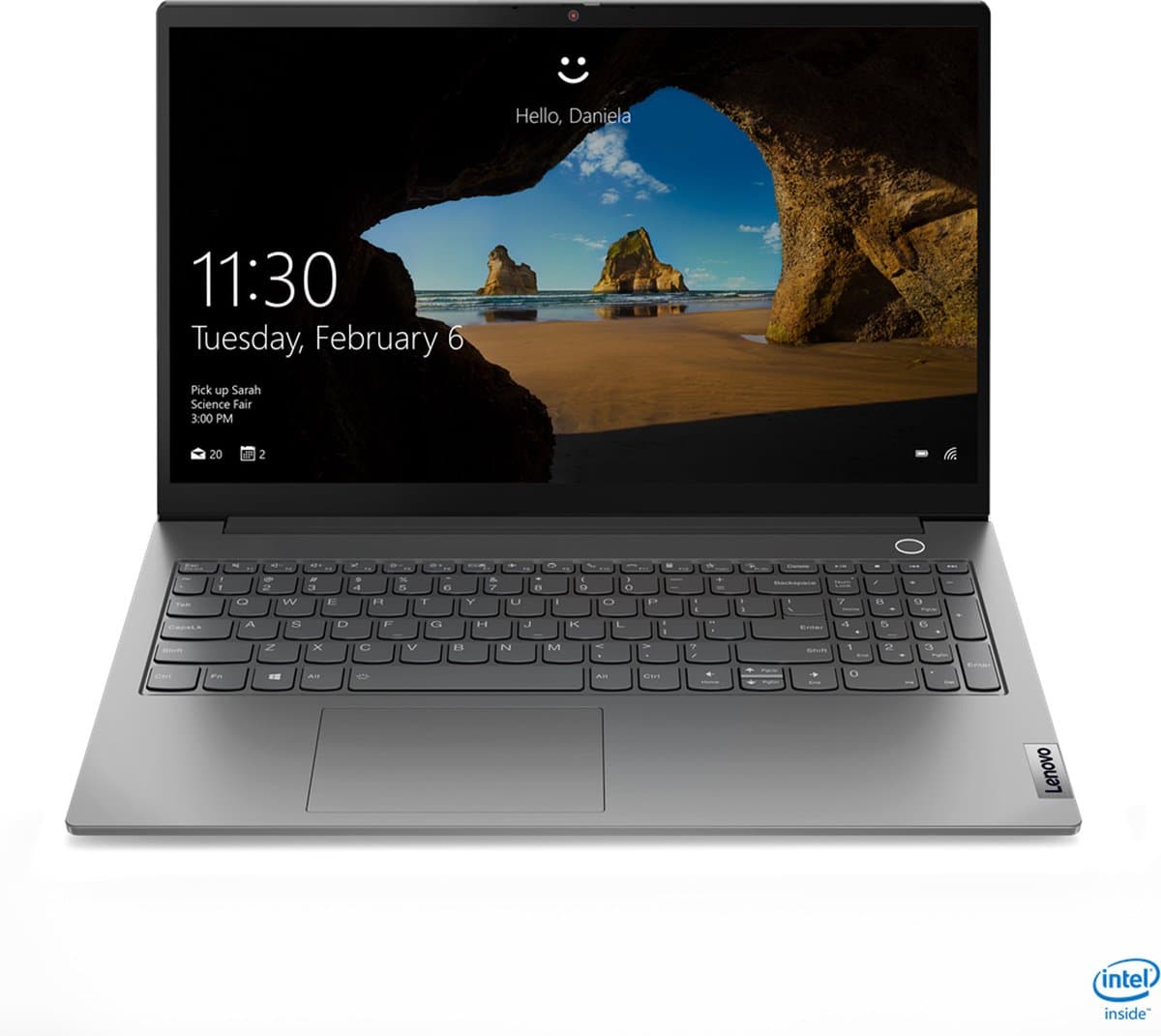 Lenovo ThinkBook 15 Notebook 39,6 cm (15.6") 1920 x 1080 Pixels Intel® 11de generatie Core™ i5 8 GB DDR4-SDRAM 256 GB SSD Wi-Fi 6 (802.11ax) Windows 10 Pro Grijs — afbeelding 1