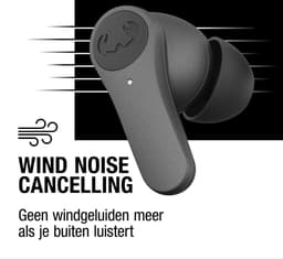 Fresh ’n Rebel Twins Rise - Draadloze Oordopjes met Noise Cancelling - Draadloos Opladen - 30 Uur Speelduur - Storm Grey — thumbnail 5