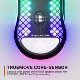 SteelSeries Aerox 3 Gaming Muis 2022 Edition - Zwart — thumbnail 2