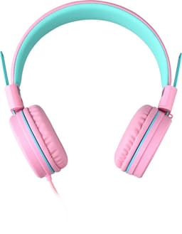 WiseQ Kinderkoptelefoon met Draad – Koptelefoon Kind – Hoofdtelefoon met Kabel – Met Microfoon – Geluidsdempend – Volumebegrenzer - Roze / Unicorn-Bubblegum — thumbnail 2
