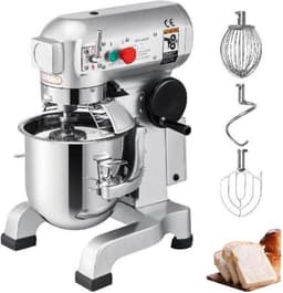 Happyment Kneedmachine - Deegmachine - Deegmixer - Deeg Kneder - Keukenmachine - 450W - 10L — thumbnail 1