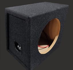 10 inch subwooferbehuizing 18 mm MDF LAKRO-JUSTIN-10 subwooferkist — thumbnail 5