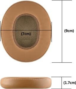 Vervangende Phreeze Oorkussens - Geschikt voor Skullcandy Crusher 3.0 / 2.0 / 360 / EVO / ANC, Hesh 3, Venue Wireless - Bruin — thumbnail 5