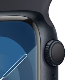 Apple Watch Series 9 - 41mm - Midnight Aluminium Case with Midnight Sport Band - S/M — thumbnail 4