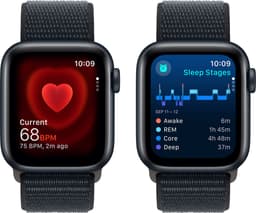 Apple Watch SE 2023 - GPS + Cellular - 40mm - Midnight Aluminium Case with Midnight Sport Loop — thumbnail 3