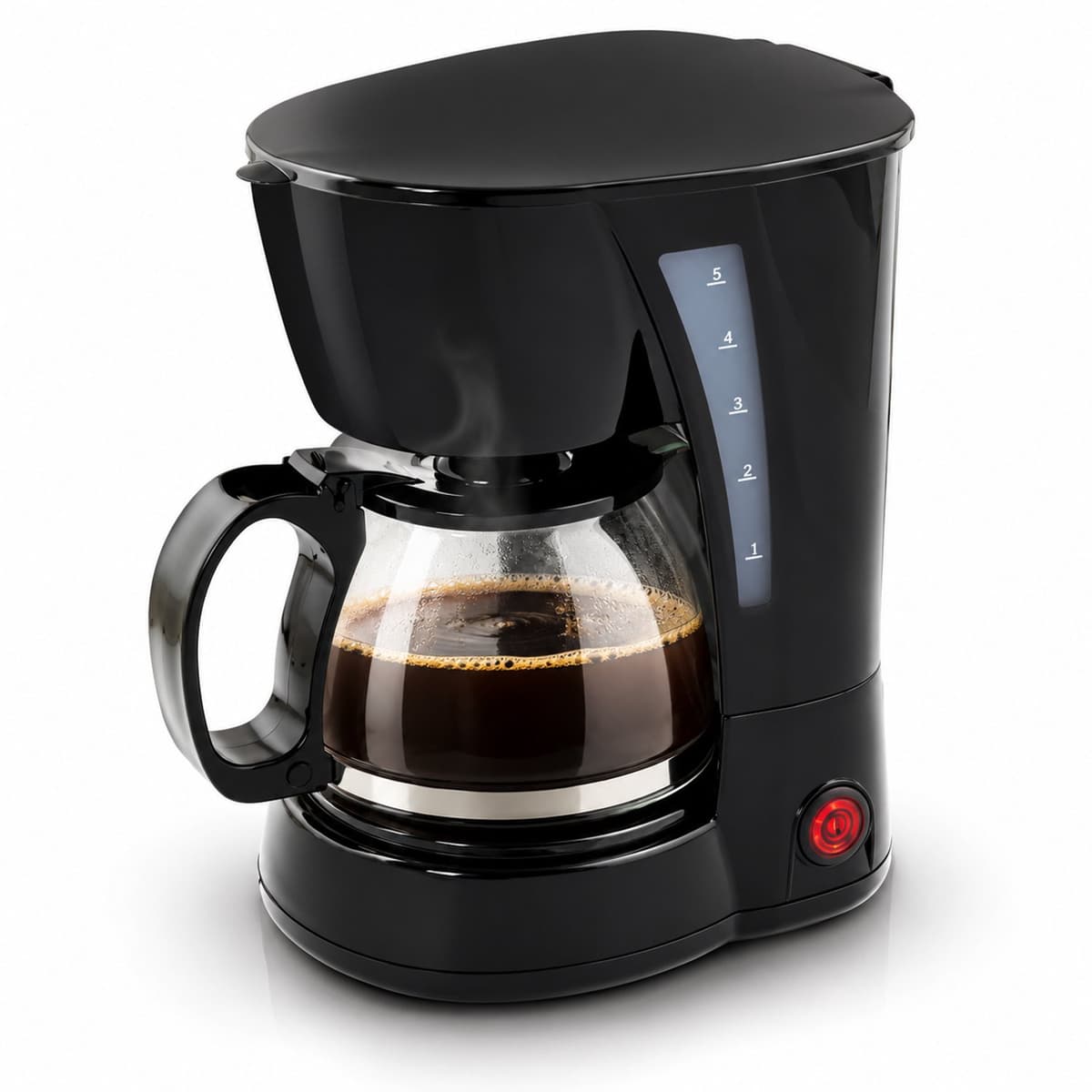 Koffiezetapparaat Filterkoffie - Compact Koffiemachine met Warmhoudfunctie - Herbruikbaar Filter - 1–2 Personen — afbeelding 1