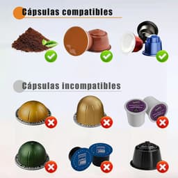 6Seven - 3 in 1 espressomachine - Ingeboeuwde verwarming - 20 bar druk - Warm en kou element - 60 ml Watertank - Max 86 Graden — thumbnail 5