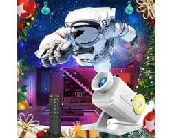 Anysun 3D-sterrenstelsel projector, 60 dynamische thema's, sterrenstelsel en mist, bluetooth-luidspreker, afstandsbediening, Aurora-nachtlampje, voor slaapkamer, kinderen, volwassenen, feestjes