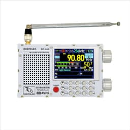 DEEPELEC DP-666 Wereldontvanger - TEF6686 DSP Radio - FM/LW/MW/SW Kortegolf met RDS - Oplaadbare 5000 mAh accu - Wit TEF TUNER — thumbnail 1