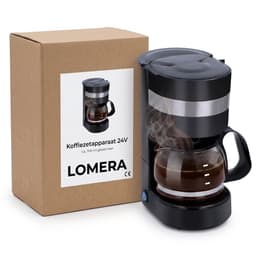 Lomera Koffiezetapparaat 24V - Filterkoffiezetapparaat - Koffiemachine Vrachtwagen - Truck Koffiezetter - Koffiezetapparaat Sigarettenaansteker - Koffiemachine met Glazen Kan - Koffiezetapparaat Warmhoudfunctie - Koffiezetapparaat Druppelstop — thumbnail 5