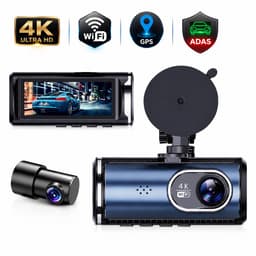 Hayris Dashcam voor en Achter - 4K Dual Lens - Nachtzien - ADAS - WiFi - GPS - G-Sensor - IPS Scherm — thumbnail 1