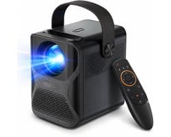 ELEMENTKEY BEAM LITE Mini Beamer + Gyro Air Mouse – Full HD 1080P Projector – Android – WiFi – AirPlay / DLNA – 2K / 4K Ondersteuning – 150 ANSI