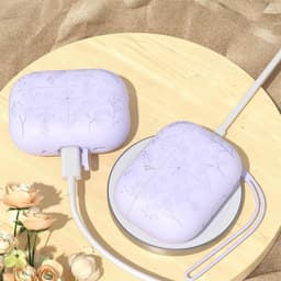 Geschikt voor Apple AirPods Pro 3 oordopjes hoes - Bluetooth oordopjes beschermhoes - compact en draagbaar - siliconen beschermhoes - verdikte beschermhoes - siliconen gegraveerde zachte hoes - beschermhoes voor oordopjes — thumbnail 3