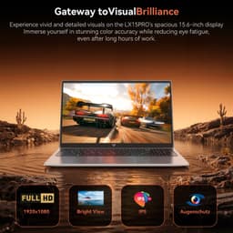 ACEMAGIC LX15 Pro 15,6'' FHD-laptop - AMD Ryzen 7 5700U - 16 GB LPDDR4 RAM 512 GB SSD - Windows 11 Pro - Wifi 6 - Grijs — thumbnail 4