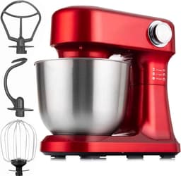 Kavo Deegmachine - Mixer met Kneedhaak - Kneedmachine - Rood - 23cm x 34cm x 36cm — thumbnail 1