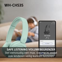 SONY WH-CH535 - Draadloze On-ear Koptelefoon - Rood — thumbnail 3