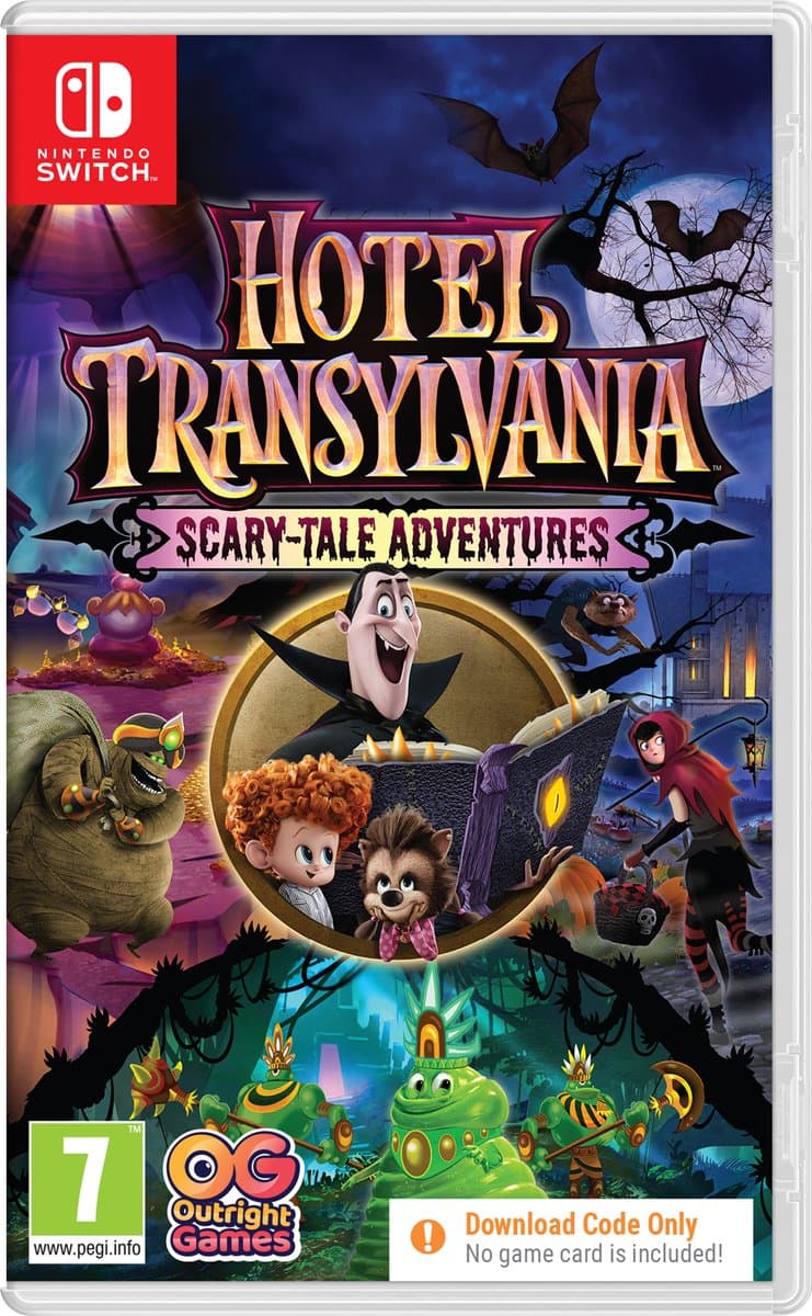 Hotel Transylvania 4: Scary-Tales Adventures - Nintendo Switch (Code in A Box) — afbeelding 1