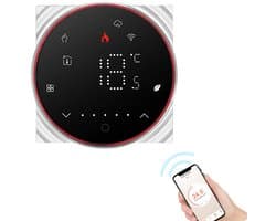 Slimme WiFi Thermostaat – 5A – Tuya App – Weekprogramma – Voor Vloerverwarming