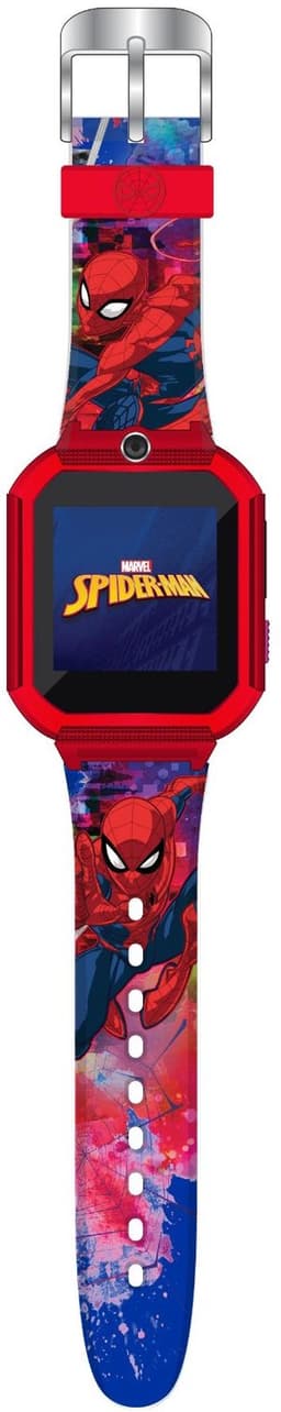 Accutime Kinderhorloge Spiderman - Smartwatch Kind - Kinderhorloge met Spelletjes - Smartwatch Kinderen - Selfie Camera - Rood Blauw — thumbnail 2