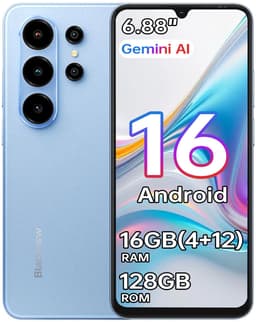 Blackview WAVE 10C Smartphone 16GB(4+12) RAM 128GB ROM Blauw — thumbnail 1
