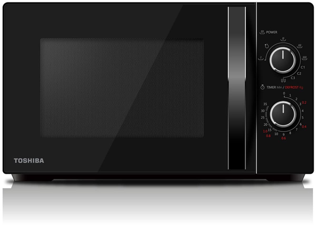 Toshiba MW-MG20P Zwart Combinatiemagnetron Aanrecht 20 l 800 W — afbeelding 1