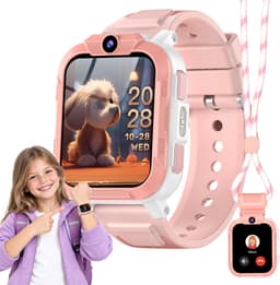Blackview gps horloge kind - smartwatch kids - Z40Pro - kids smartwatch - gps horloge kinderen - gps horloge kids - (Video)bellen - HD Camera - Whatsapp en SMS - Bekijk Locatie Kind - Geschikt voor iOS en Android - Roze — thumbnail 1