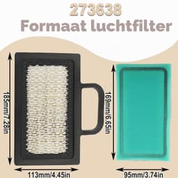 273638 499486S Luchtfilter voor 698754 95667 492932 808492 808656 18-26 HP Motoren voor LA135 LA120 LA130 voor voor Grasmaaier Vervangingsonderdelen met — thumbnail 2