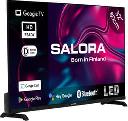 Salora 32GOOGLETV - Smart TV - 32 inch - HD - Google TV - Zwart — thumbnail 3