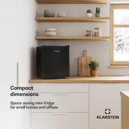 Mini Koelkast 30L – Stil 24 dB – Instelbaar 5-15°C – Automatisch Ontdooien – Zwart — thumbnail 4