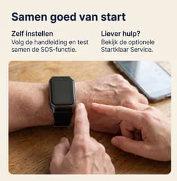 WatchToCare Halo GPS Alarmhorloge Senioren | Valdetectie | 4 Dagen Accu | Zonder Abonnement | IP67 Waterbestendig - Wit — thumbnail 5