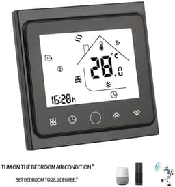 Slimme Thermostaat - Verwarming Regelaar - Comfort Verhoging - Wekelijks Programmeerbaar - 10 Gram - Wit — thumbnail 4