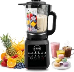 Staande mixer - Soepmaker aanrecht - Warme dranken maken - 12 automatische programma's - 1.7 liter kan - Wit — thumbnail 1