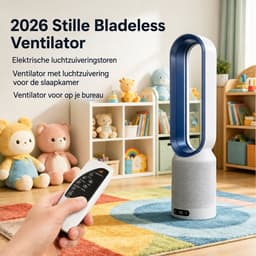 Parasha Nova Ventilator - Bladloze ventilator met ijsnevelkoeling - Elektrische Ventilator Luchtzuiverende Circulatie Torenventilato — thumbnail 4
