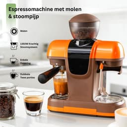 VLSelect® Espressomachine Bonen - Koffiemachine - Bonenmaler — thumbnail 2