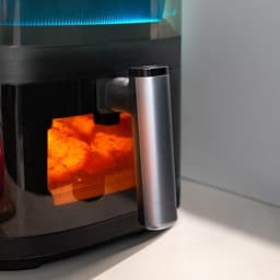 Airfryer met Waterverstuiver - Heteluchtoven Gezond - Gezond Koken - Healthy Crispy Technologie - 5 Liter - Zwart — thumbnail 4