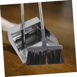 Garde Schop - Stoffer Blik - Efficiënt Schoonmaken - Roestvrij Staal - 70 cm Lengte - Zilver — thumbnail 2