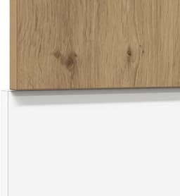 Vaatwasserpaneel - Afwasmachinefront Keukenpaneel - Keuken Integratie - Robuust Houtmateriaal - 60 x 1.5 x 67 cm - Artisan-eiken — thumbnail 4