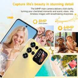 OUKITEL C68 Plus Mobiele Telefoon met 512 GB Opslag, 6000 mAh Accu, Android 15, Dubbel Beeldscherm — thumbnail 2