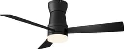 2-in-1 Plafondventilator, LED-Verlichting, 3 Instelbare Kleuren, 6 Snelheden, 3 Bladen, Sfstandsbediening, Timerfunctie, Geschikt voor Zowel Winter als Zomer, Ideaal Woonkamer (Zwart, 107 cm) — thumbnail 5