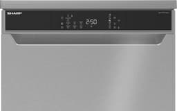 Sharp QWNA1FF47D4WEU - vrijstaande vaatwasser - energie label D - 7 programma's - steam wash - aktief droogsysteem - zilver — thumbnail 4