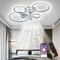 Plafondventilator met LED Verlichting – Ø85 cm – 6 Snelheden – Stille DC Motor – Afstandsbediening – Dimbaar – Zomer- & Winterstand – Houtlook — thumbnail 5