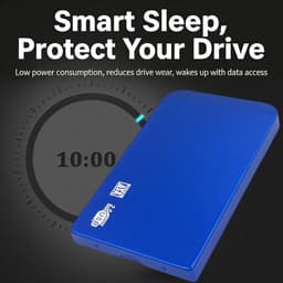 Externe Harde Schijf - Draagbare Opslag - Snelle Data Back-up - Hoge Overdrachtssnelheid - 64 GB Capaciteit - Blauw — thumbnail 4