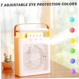 Persoonlijke Aircooler | Portable Air Conditioner, 3‑in‑1 Verdampingskoeler, bevochtiger en luchtreiniger, bureau‑ventilator met 7‑kleuren LED‑nachtlamp, USB‑voeding voor kantoor, thuis en reizen — thumbnail 3