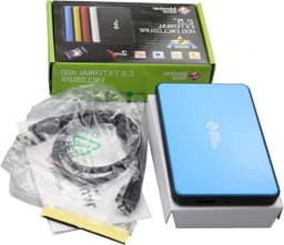 Draagbare Harde Schijf - Externe Opslag - Bestanden Opslaan - Supersnelle USB 3.0 - 80 GB - Blauw — thumbnail 1