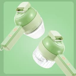 Elektrische Groentesnijder - Keukenmachine Hakker - Snel Ingrediënten Snijden - 4-in-1 Draadloos Ontwerp - 200 ml Inhoud - Type 1 — thumbnail 1